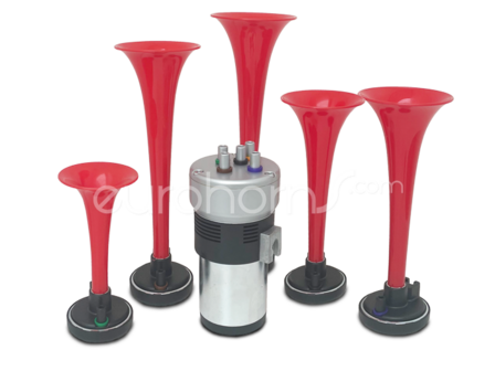 La Cucaracha 12v - air horn set with melody from La Cucaracha - Eurohorns