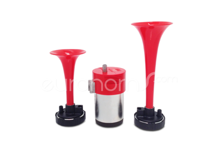 FIAMM Double Air Horn set with compressor M4 TA2