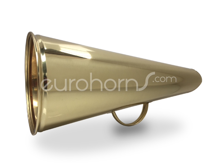 Large Brass Polished Call horn Eurohorns