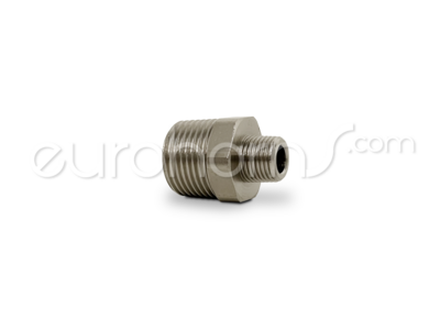 Straight adapter from 1/8 BSPT to 3/8 BSPT.