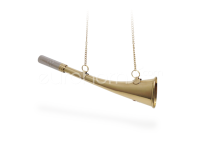 23cm long Brass curved shipping horn