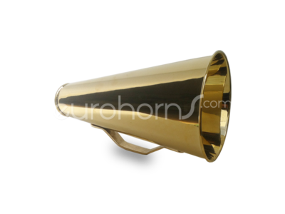 Brass call horn or megaphone